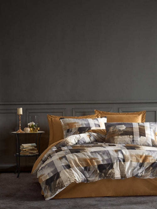 Asir Biancheria Da Letto di cotone Gino Multicolore, 200 x 220 cm