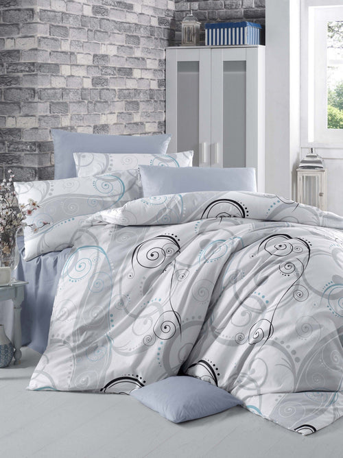 Asir Biancheria Da Letto di cotone Güliz Multicolore, 200 x 220 cm
