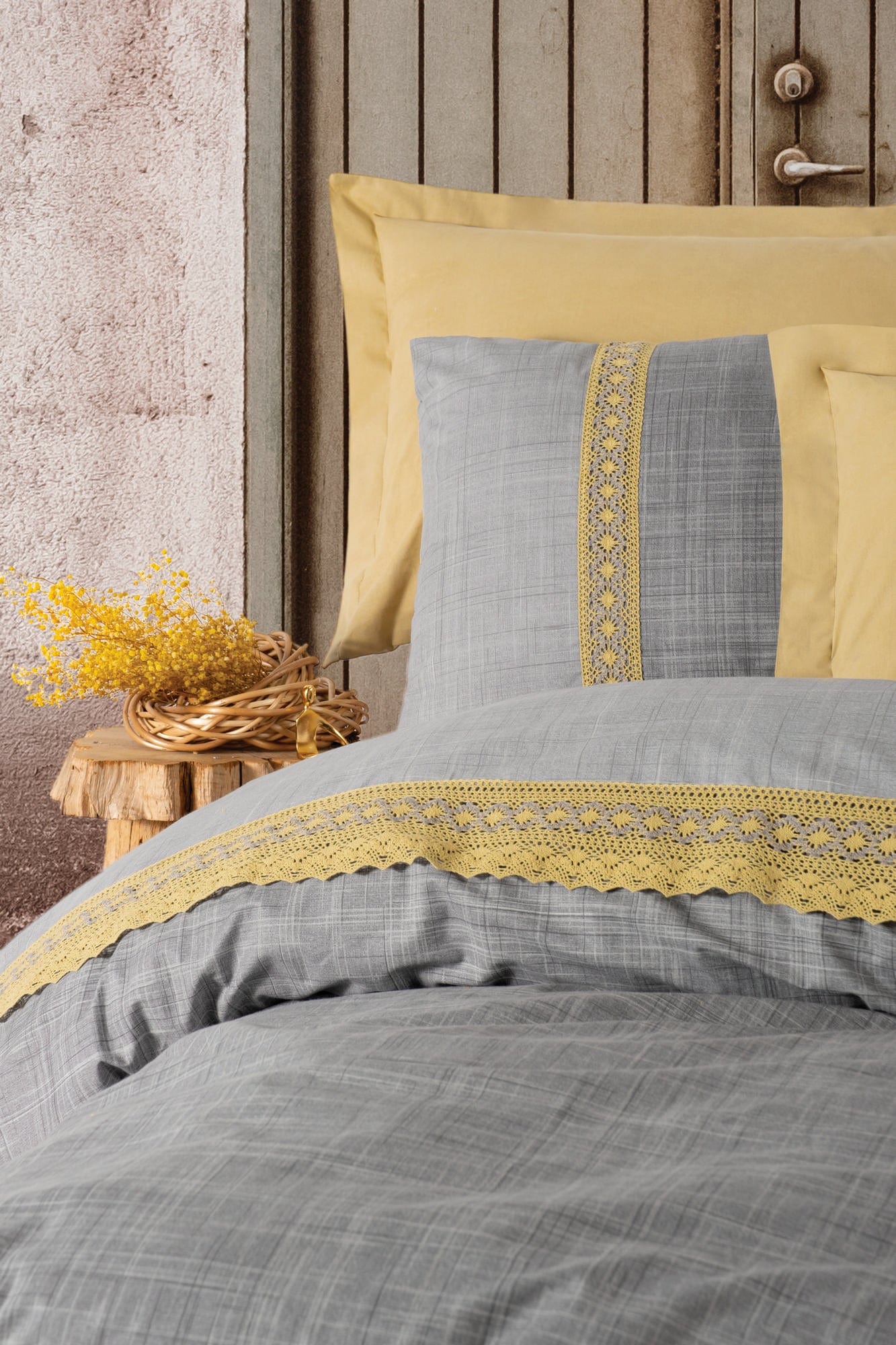 Asir Biancheria Da Letto di cotone Hazel Multicolore, 200 x 220 cm