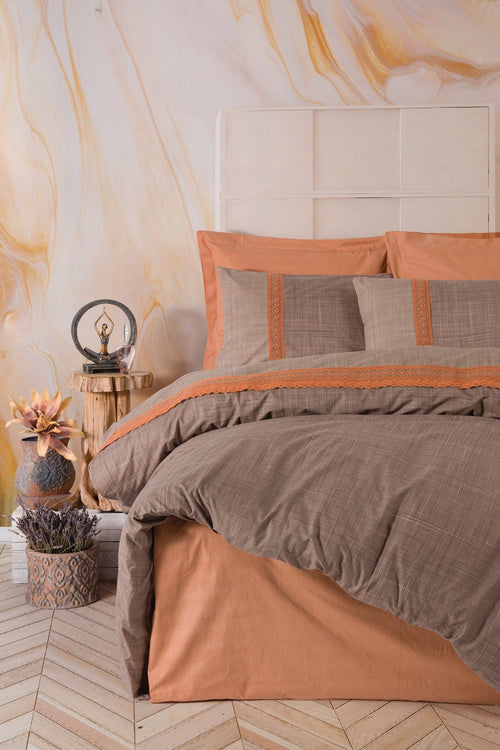 Asir Biancheria Da Letto di cotone Hazel Multicolore, 200 x 220 cm