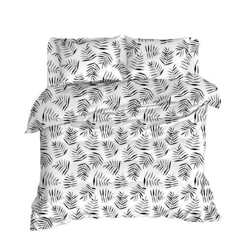 Biancheria Da Letto di cotone Hope Bianco e Nero, 200 x 220 cm (1)