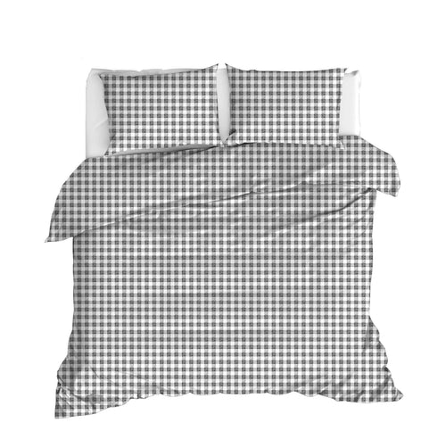 Asir Biancheria Da Letto di cotone İlove Bianco e Nero, 200 x 220 cm