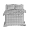 Asir Biancheria Da Letto di cotone İlove Bianco e Nero, 200 x 220 cm