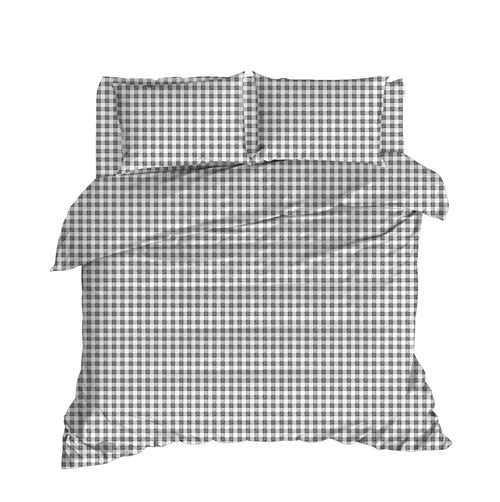 Asir Biancheria Da Letto di cotone İlove Bianco e Nero, 200 x 220 cm