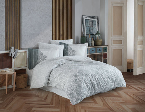 Asir Biancheria Da Letto di cotone Irene Multicolore, 200 x 220 cm