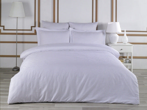Asir Biancheria Da Letto di cotone Ivy Bianco, 200 x 220 cm