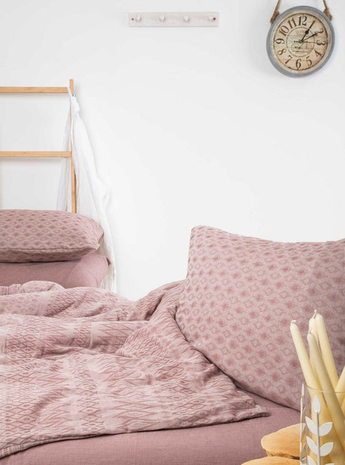 Asir Biancheria Da Letto di cotone Janna Multicolore, 220 x 220 cm