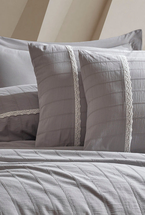Biancheria Da Letto di cotone Jasmin Grigio, 200 x 220 cm (1)