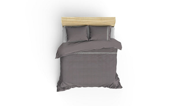 Biancheria Da Letto di cotone Jasmin Grigio, 200 x 220 cm (2)