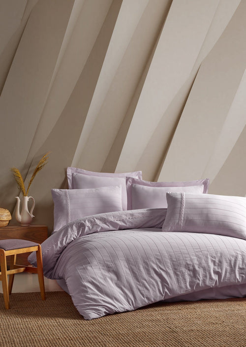 Asir Biancheria Da Letto di cotone Jasmin Lilla, 200 x 220 cm