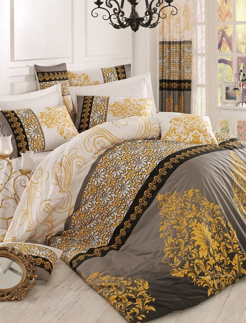 Biancheria Da Letto di cotone Katre Multicolore, 200 x 220 cm