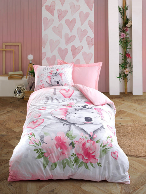 Biancheria Da Letto di cotone Koala Multicolore, 160 x 220 cm