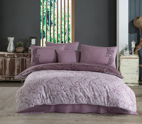 Asir Biancheria Da Letto di cotone Leona Beige, 200 x 220 cm
