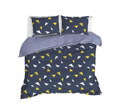 Asir Biancheria Da Letto di cotone Lexa Multicolore, 200 x 220 cm