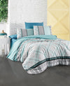 Asir Biancheria Da Letto di cotone Life Multicolore, 200 x 220 cm