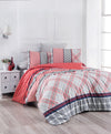 Asir Biancheria Da Letto di cotone Life Multicolore, 200 x 220 cm