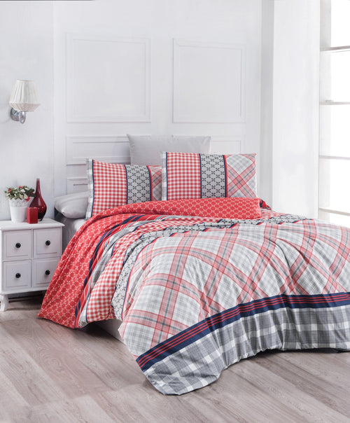Asir Biancheria Da Letto di cotone Life Multicolore, 200 x 220 cm