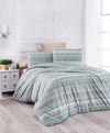 Asir Biancheria Da Letto di cotone Lines Multicolore, 200 x 220 cm