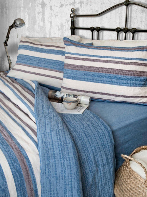 Asir Biancheria Da Letto di cotone Lonny Multicolore, 200 x 220 cm
