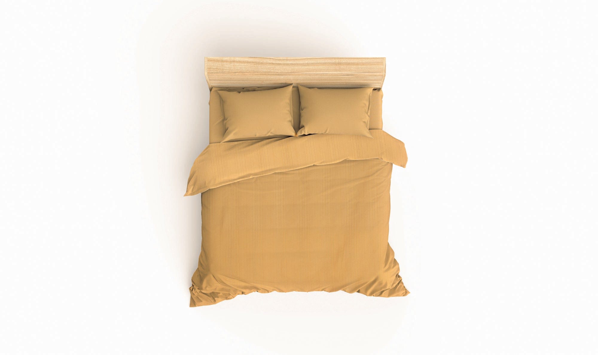 Asir Biancheria Da Letto di cotone Lucca Giallo, 200 x 220 cm