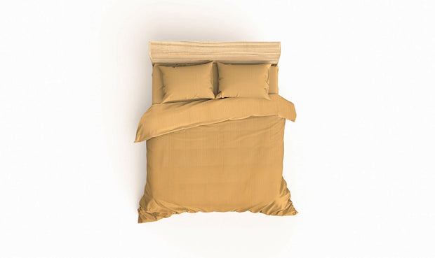 Asir Biancheria Da Letto di cotone Lucca Giallo, 200 x 220 cm