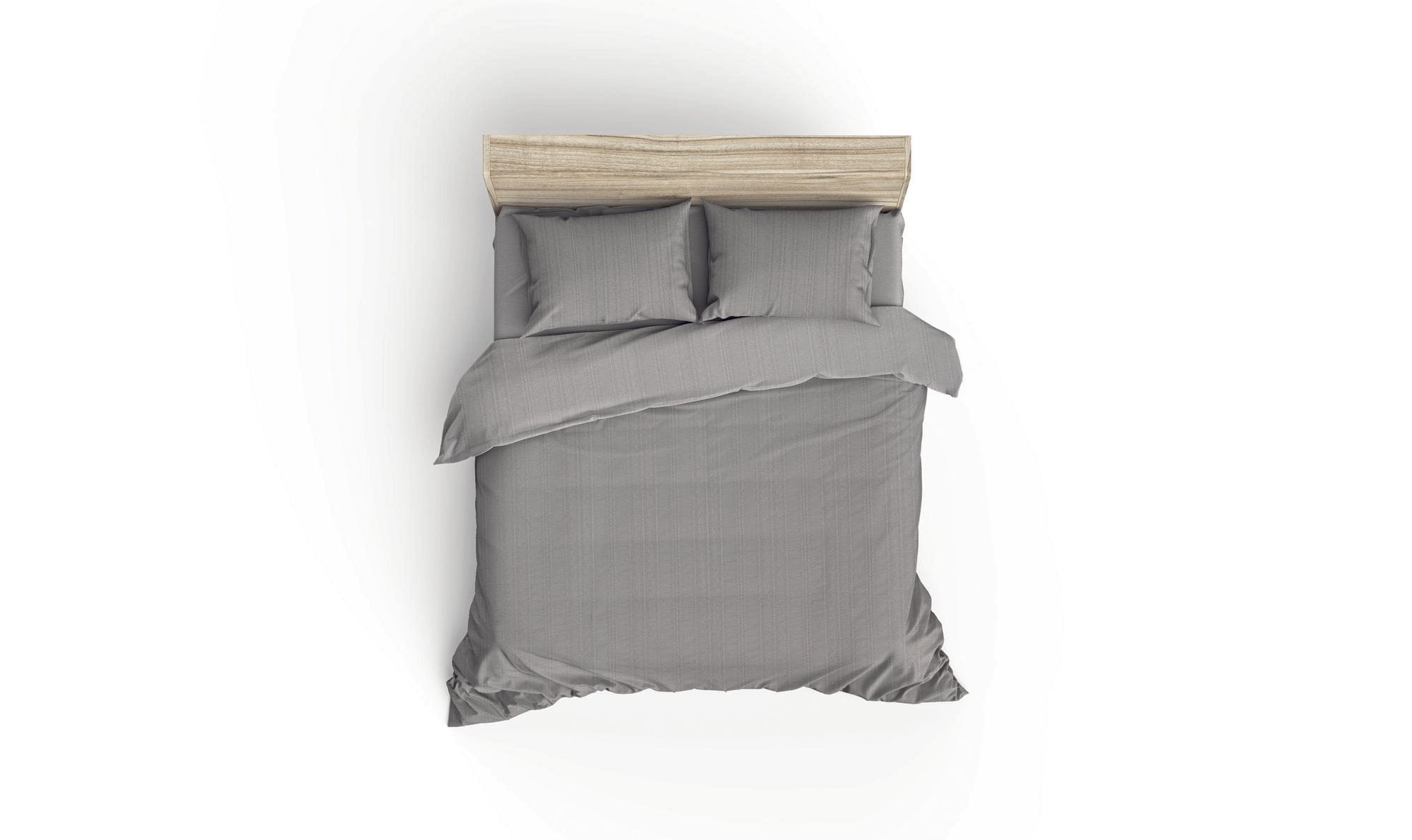 Asir Biancheria Da Letto di cotone Lucca Grigio, 200 x 220 cm