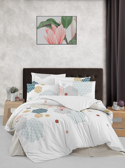 Biancheria Da Letto di cotone Lucy Multicolore, 200 x 220 cm