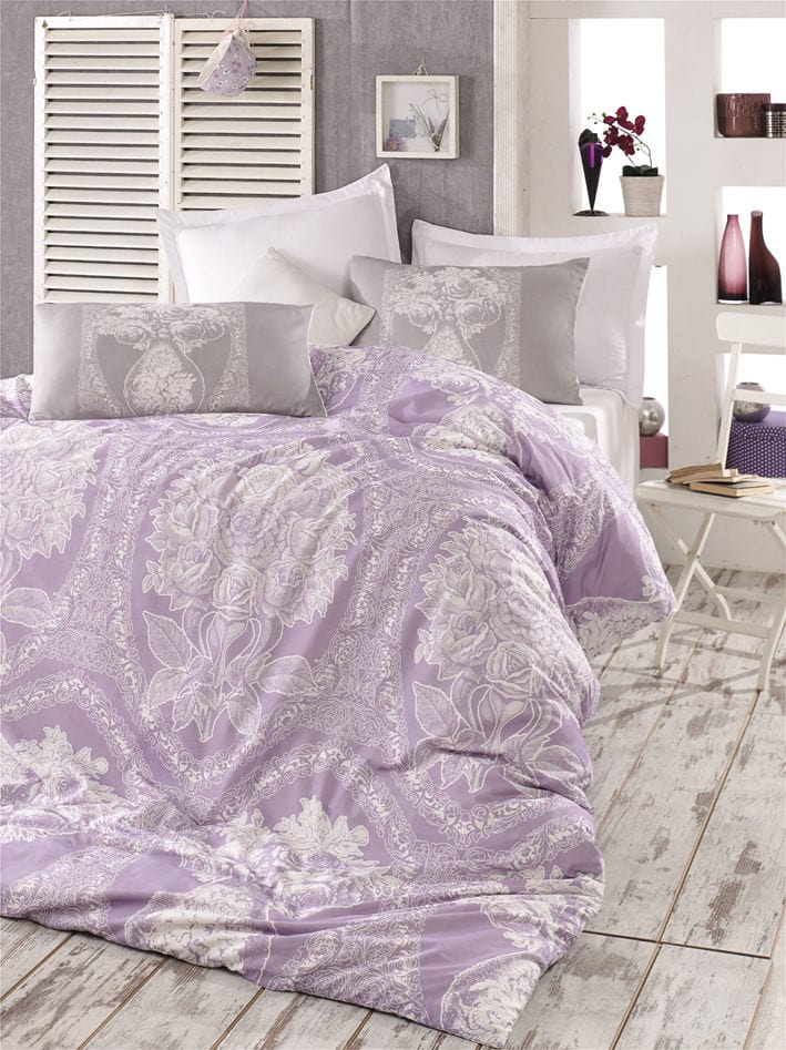 Asir Biancheria Da Letto di cotone Madam Multicolore, 200 x 220 cm