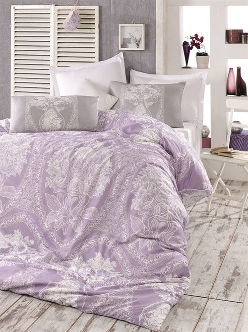 Asir Biancheria Da Letto di cotone Madam Multicolore, 200 x 220 cm
