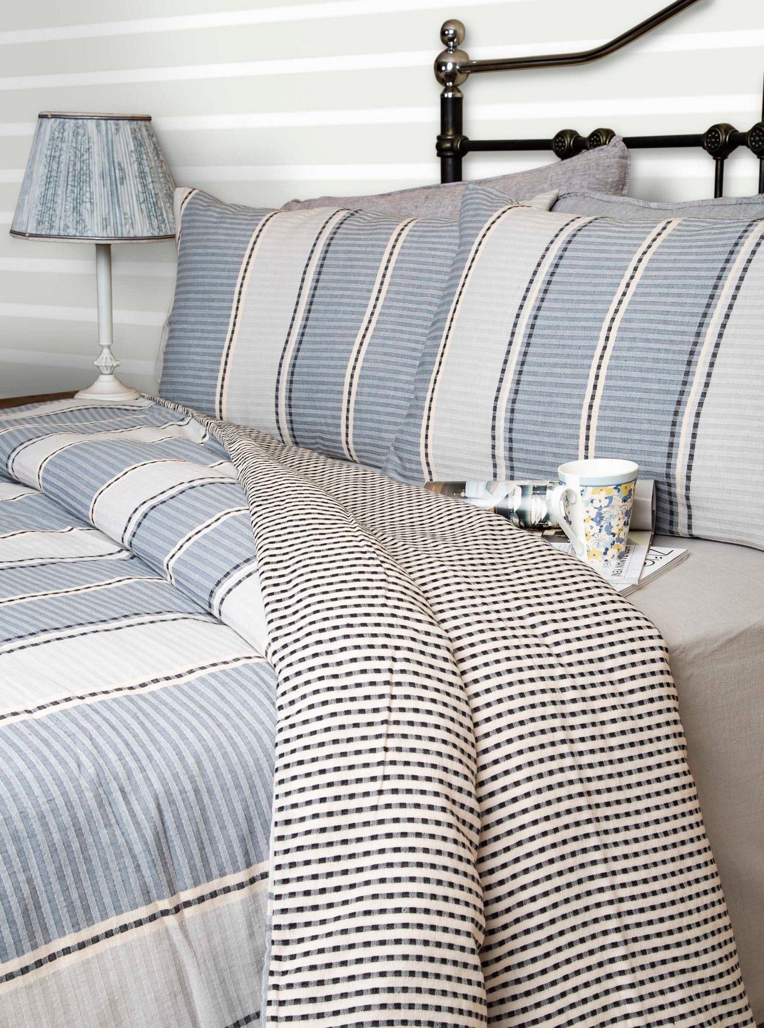 Asir Biancheria Da Letto di cotone Marty Multicolore, 200 x 220 cm