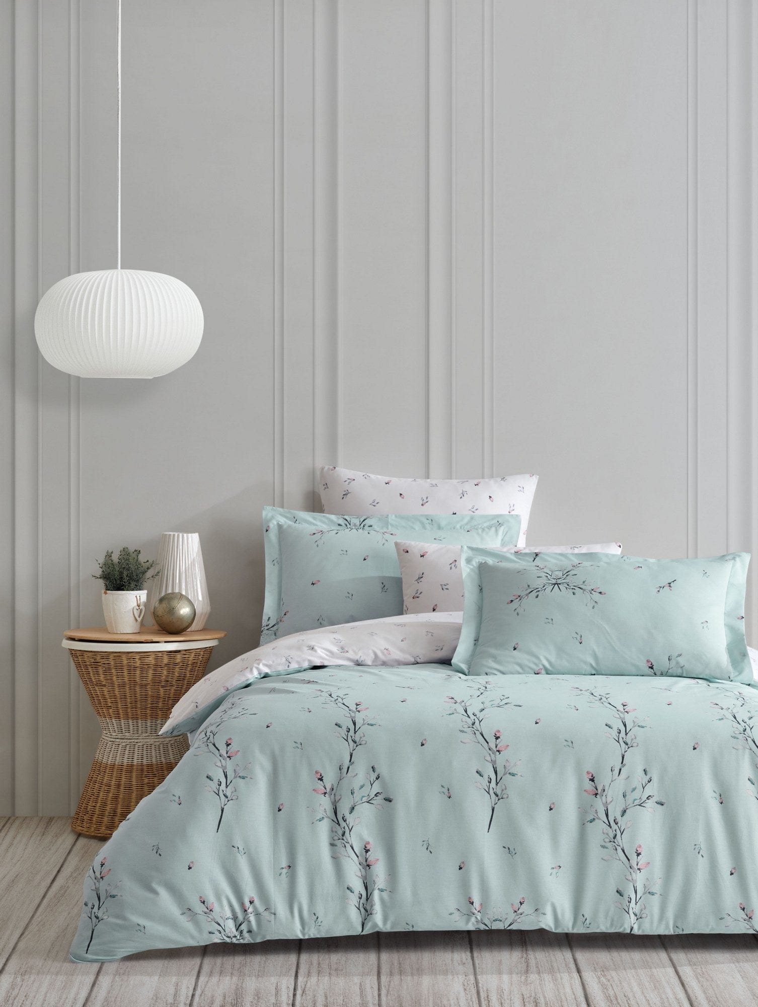 Asir Biancheria Da Letto di cotone Mayda Multicolore, 200 x 220 cm