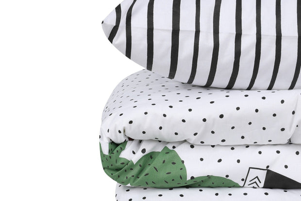 Asir Biancheria Da Letto di cotone Milky Multicolore, 160 x 220 cm