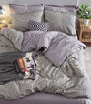 Asir Biancheria Da Letto di cotone Monte Multicolore, 200 x 220 cm