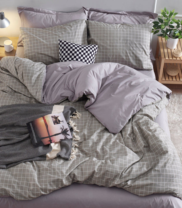 Asir Biancheria Da Letto di cotone Monte Multicolore, 200 x 220 cm