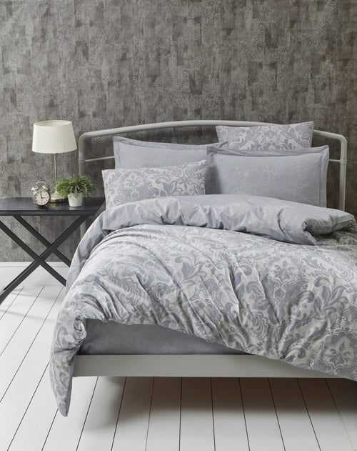 Biancheria Da Letto di cotone Muster Grigio, 200 x 220 cm