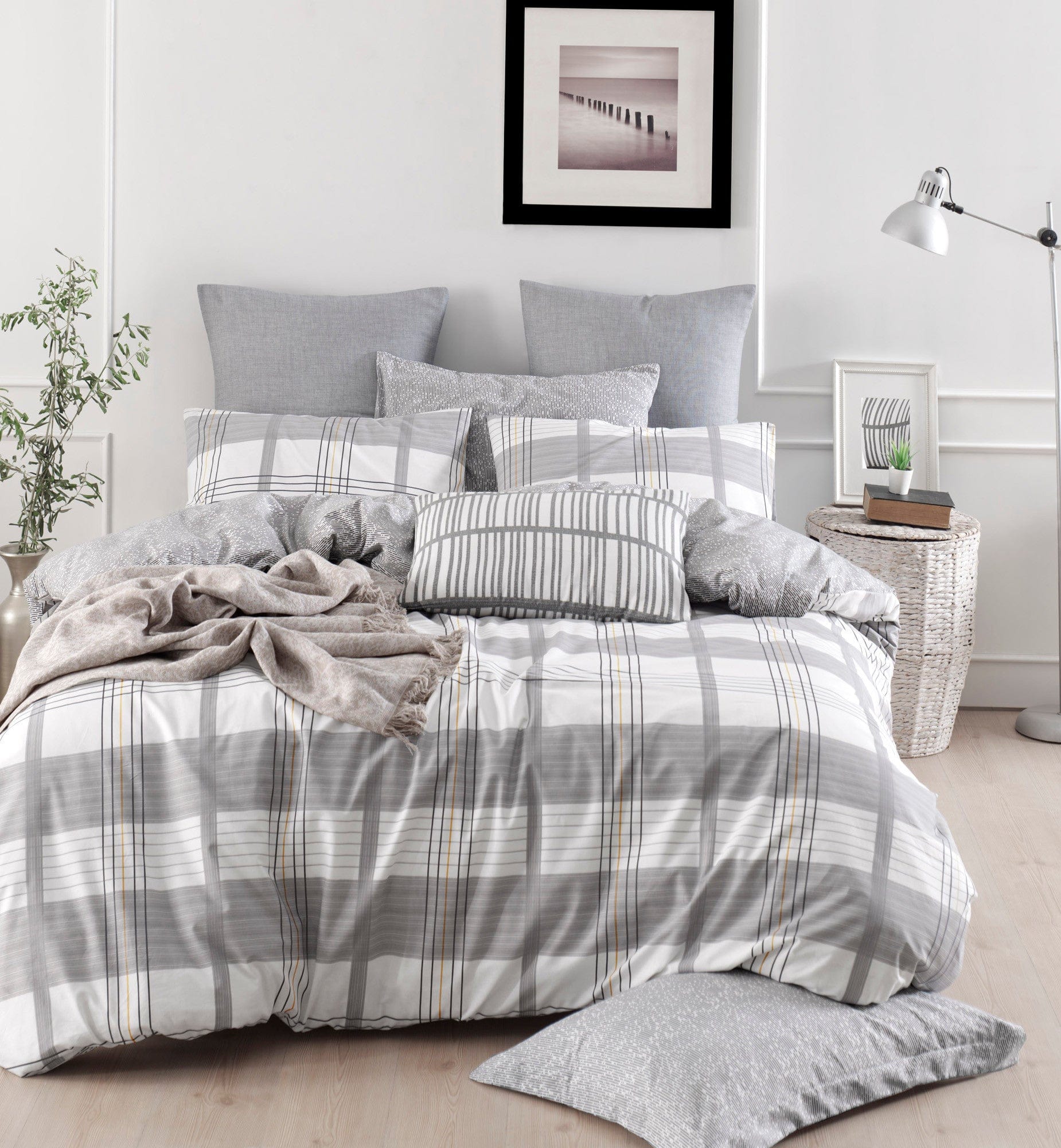 Asir Biancheria Da Letto di cotone MyHome Multicolore, 200 x 220 cm
