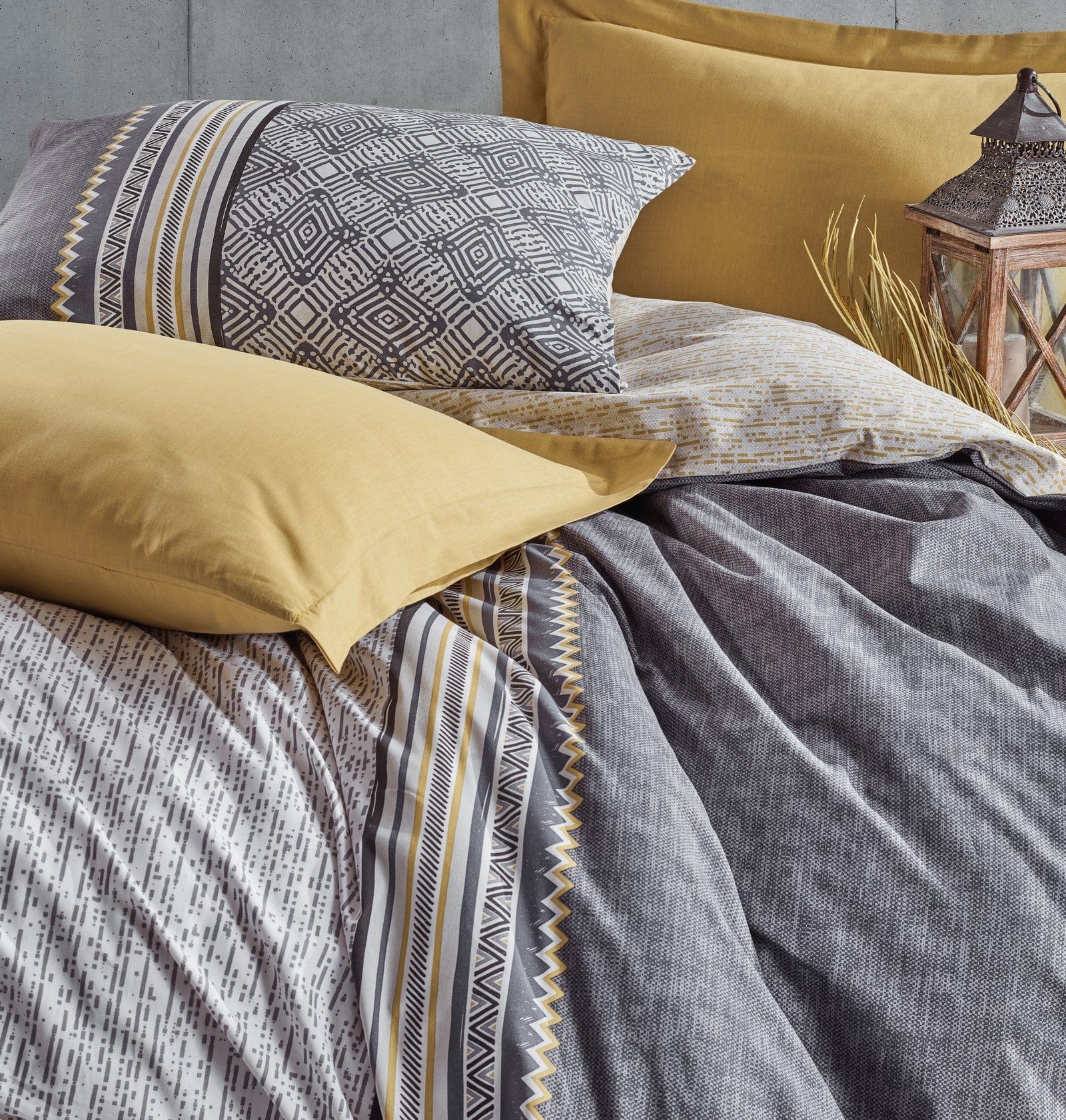 Asir Biancheria Da Letto di cotone Nedra Multicolore, 200 x 220 cm