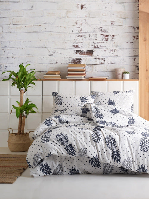Asir Biancheria Da Letto di cotone Night Multicolore, 160 x 220 cm