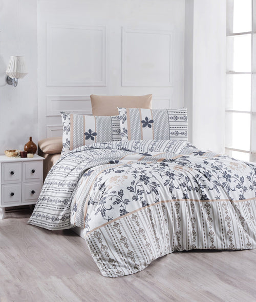 Asir Biancheria Da Letto di cotone Oak Multicolore, 200 x 220 cm