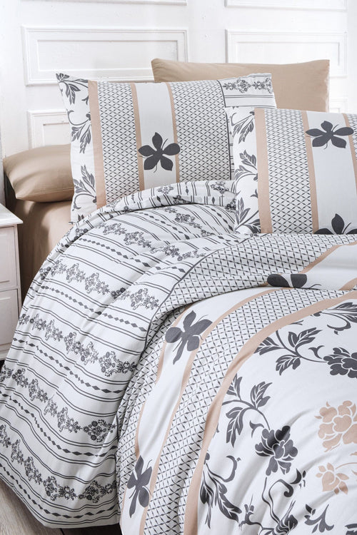 Asir Biancheria Da Letto di cotone Oak Multicolore, 200 x 220 cm
