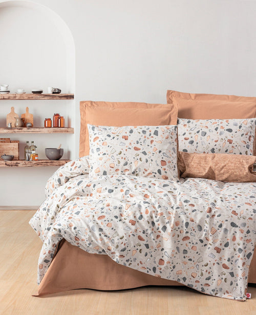 Asir Biancheria Da Letto di cotone Oniks Multicolore, 200 x 220 cm