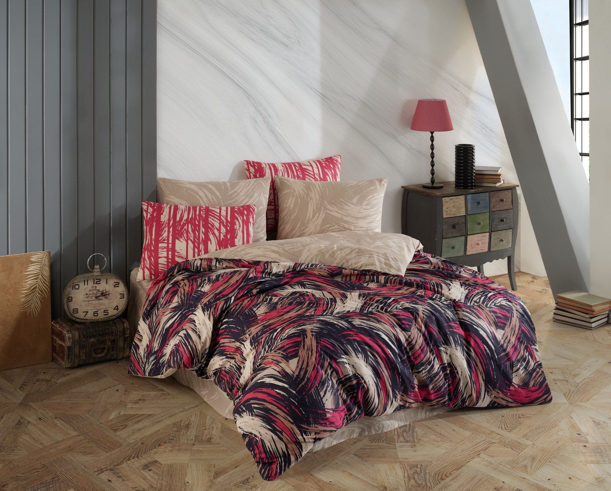 Asir Biancheria Da Letto di cotone Othello Multicolore, 160 x 220 cm
