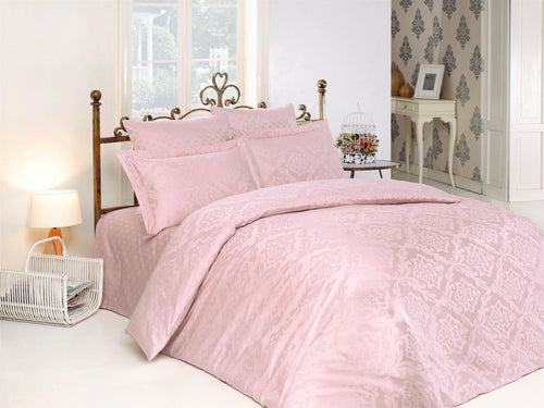 Biancheria Da Letto di cotone Ottoman Rosa, 200 x 220 cm