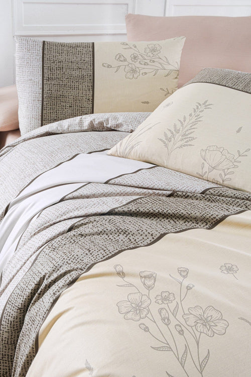 Asir Biancheria Da Letto di cotone Pine Multicolore, 160 x 220 cm