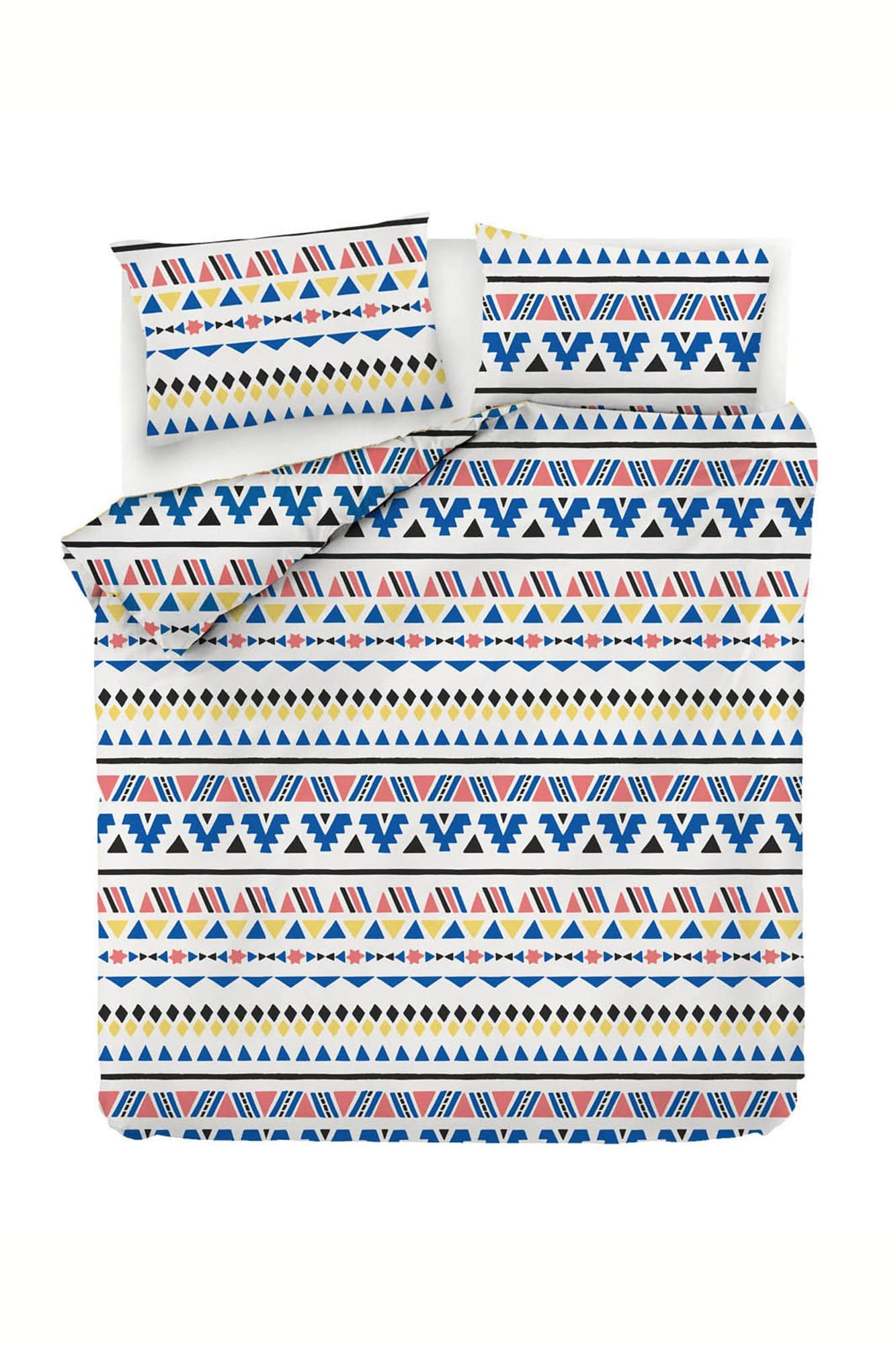Asir Biancheria Da Letto di cotone Pisagor Multicolore, 200 x 220 cm