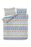 Asir Biancheria Da Letto di cotone Pisagor Multicolore, 200 x 220 cm
