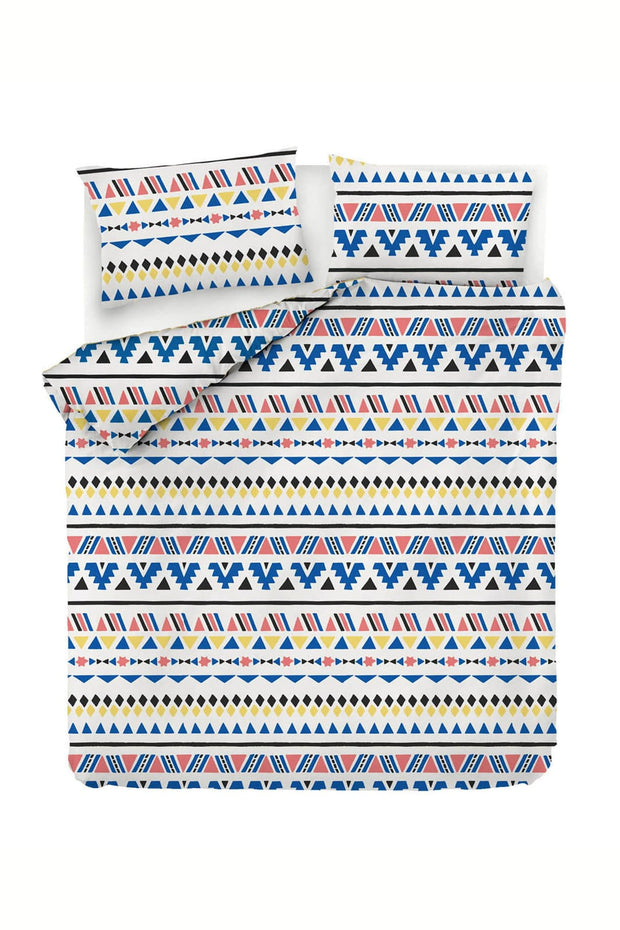 Asir Biancheria Da Letto di cotone Pisagor Multicolore, 200 x 220 cm