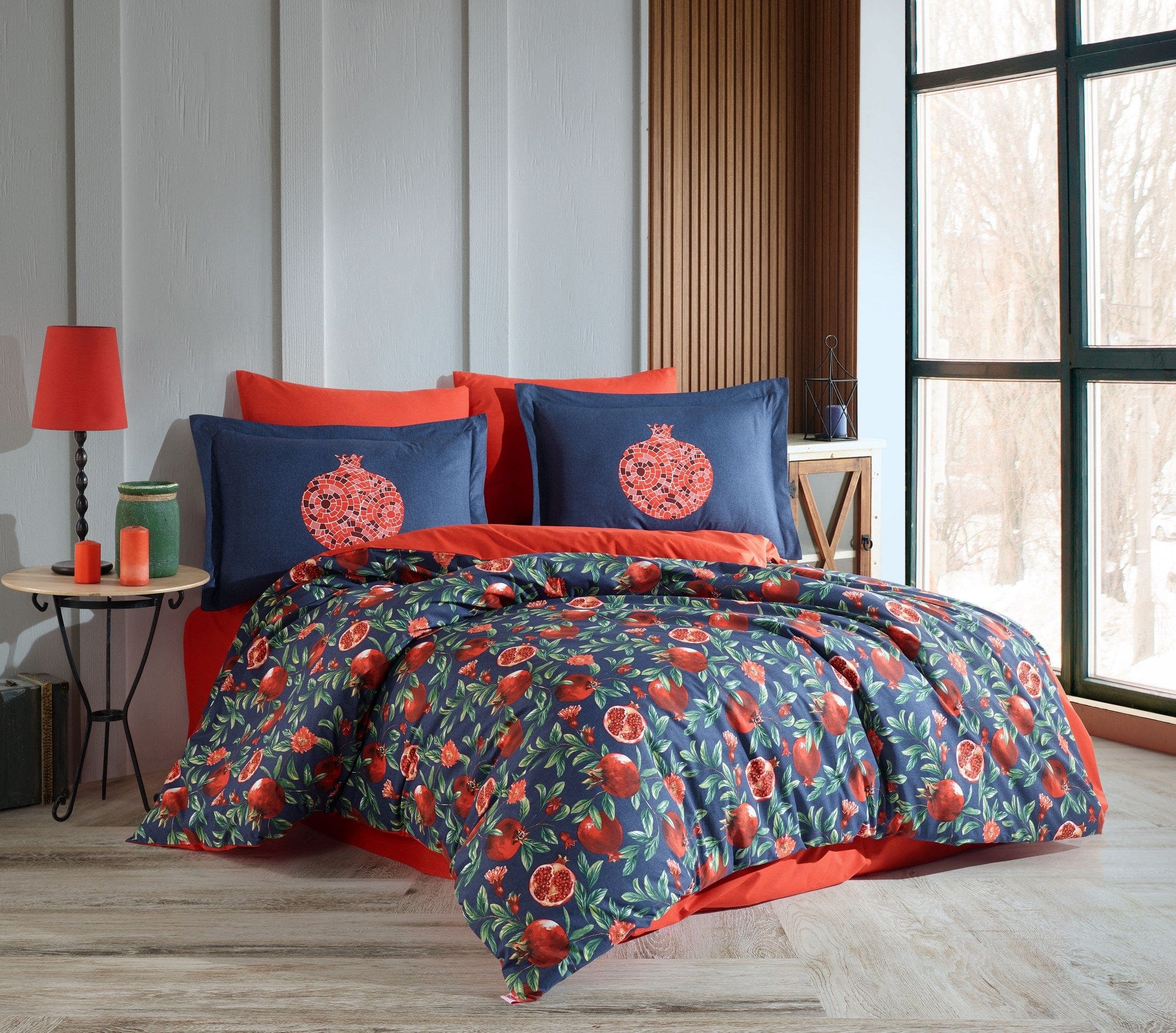 Asir Biancheria Da Letto di cotone Plenty Multicolore, 200 x 220 cm