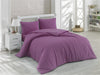 Asir Biancheria Da Letto di cotone Plum Violetto, 200 x 220 cm