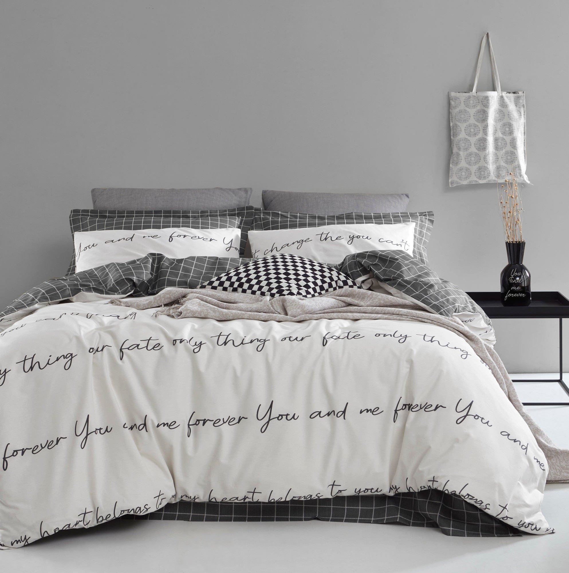 Asir Biancheria Da Letto di cotone Print Multicolore, 200 x 220 cm